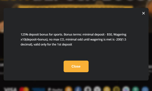 Meet the Terms and Conditions